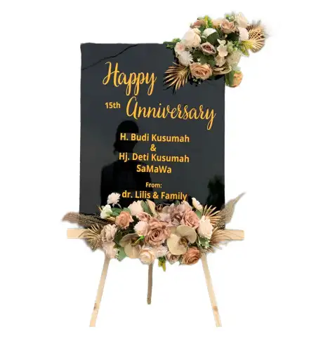 Papan Bunga Akrilik Cirompang