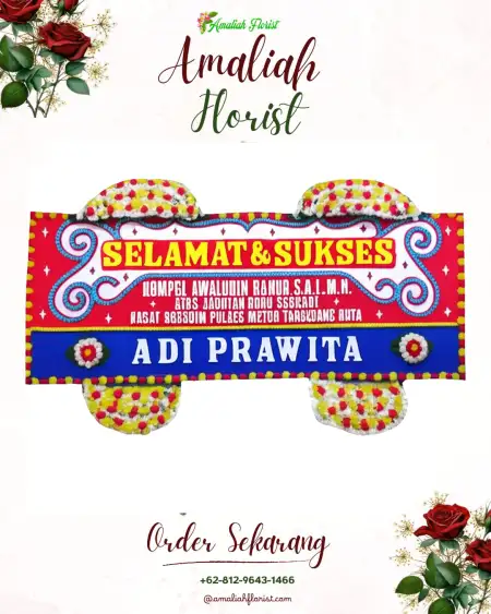 Papan Bunga Ucapan Selamat Cirompang